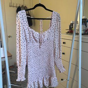 Polka-Dot Slouchy Dress